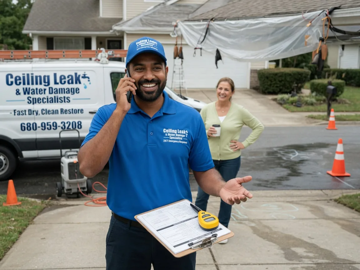 Ceiling Leak Cleanup Hopatcong, NJ FAQs